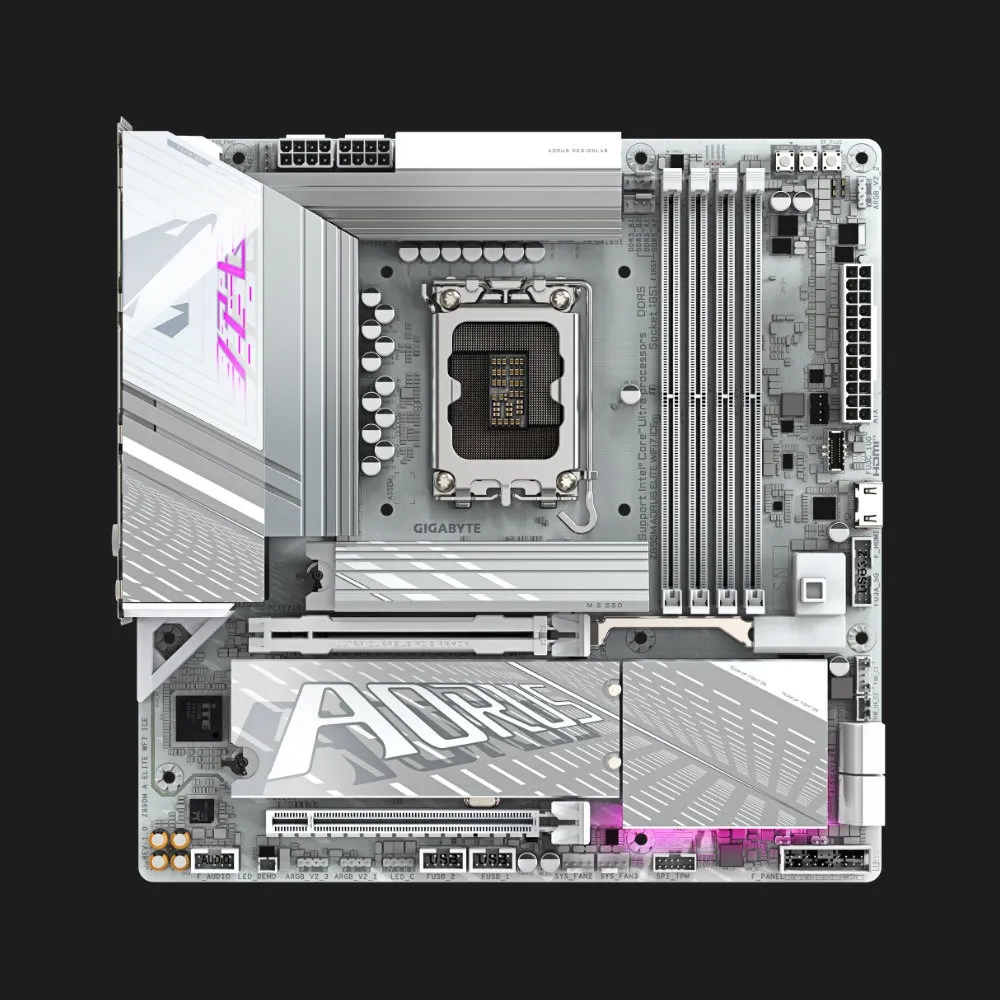 Материнська плата GIGABYTE Z890M AORUS ELITE WIFI7 ICE (Z890M AORUS ELITE WIFI7 ICE)