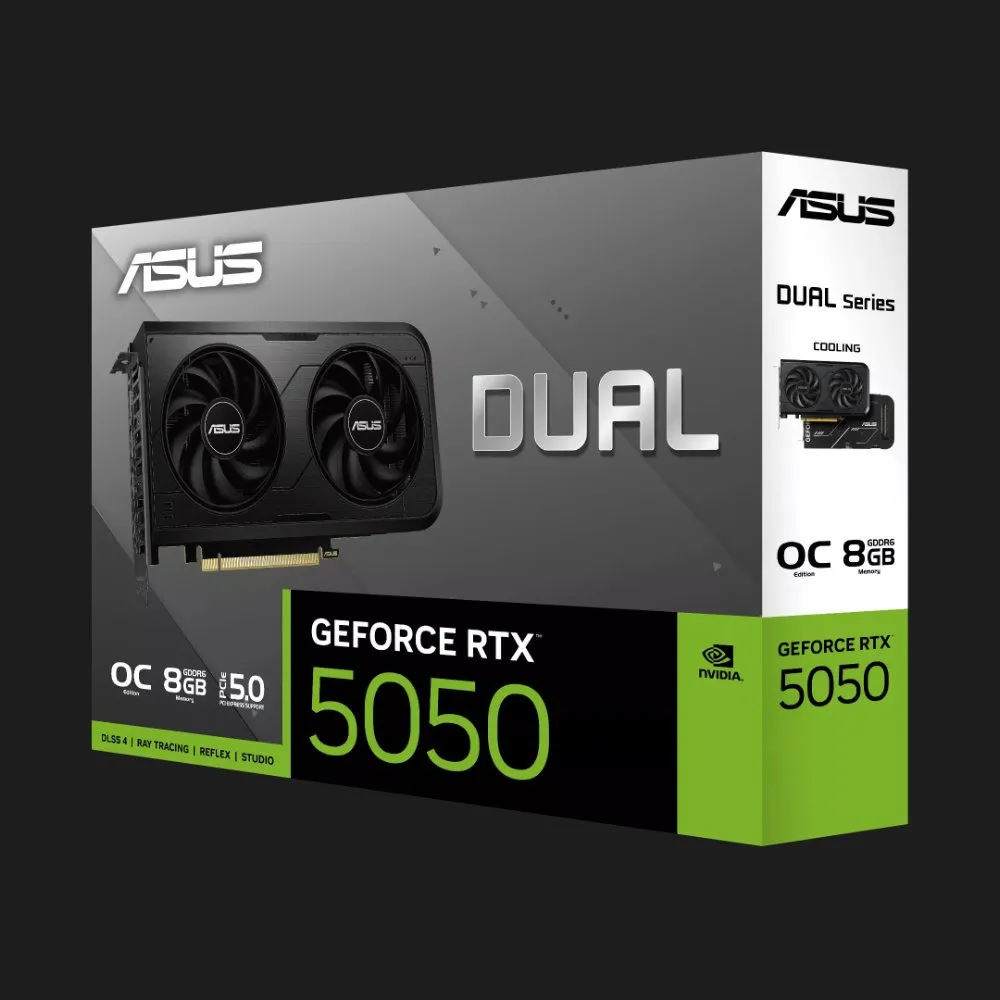Видеокарта Asus Dual GeForce RTX 5050 OC 8GB (DUAL-RTX5050-O8G)