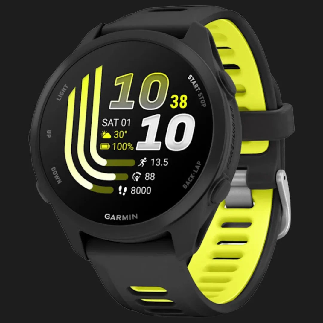 Garmin Forerunner 170 42mm Black with Black/Amp Yellow Band