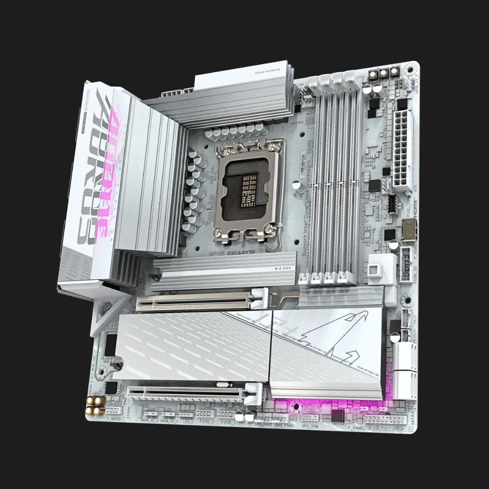 Материнська плата GIGABYTE B860M AORUS ELITE WIFI6E ICE (B860M AORUS ELITE WIFI6E ICE)