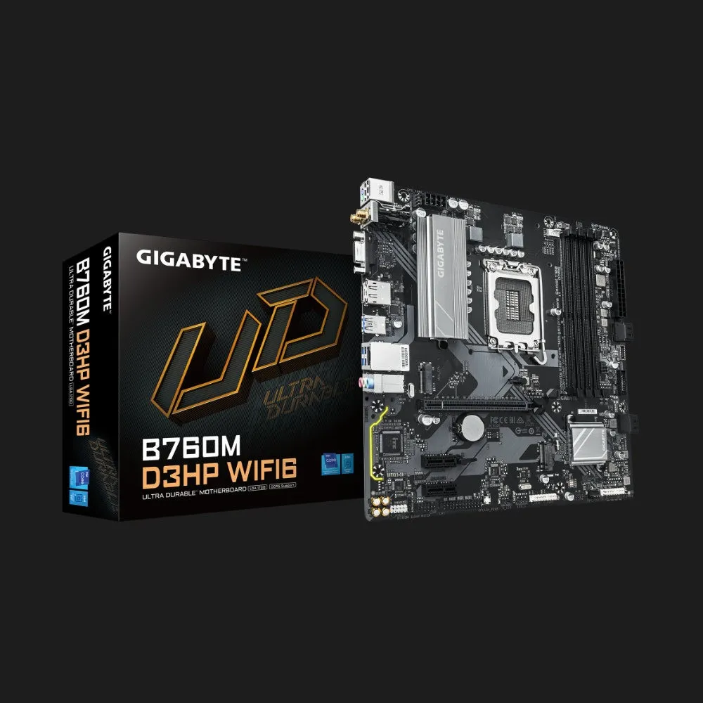 Материнская плата GIGABYTE B760M D3HP WIFI6 (B760M D3HP WIFI6)