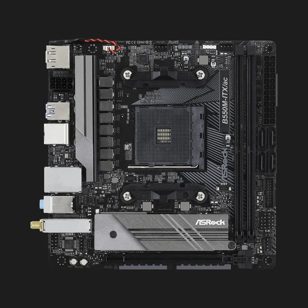 Материнська плата ASRock B550M-ITX/AC (B550M-ITX/AC)