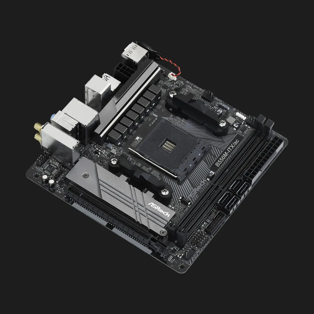 Материнська плата ASRock B550M-ITX/AC (B550M-ITX/AC) — фото 2