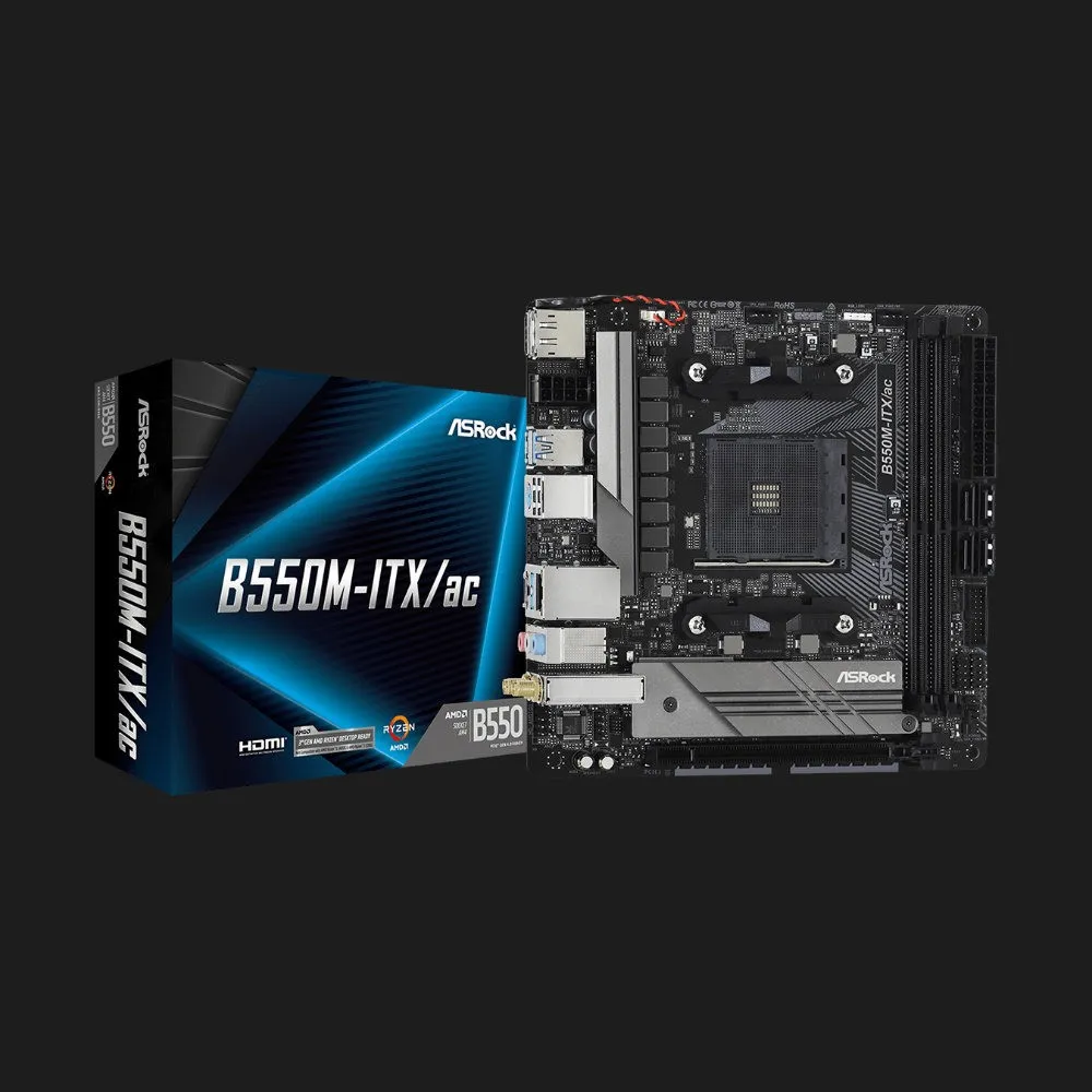Материнська плата ASRock B550M-ITX/AC (B550M-ITX/AC) — фото 4