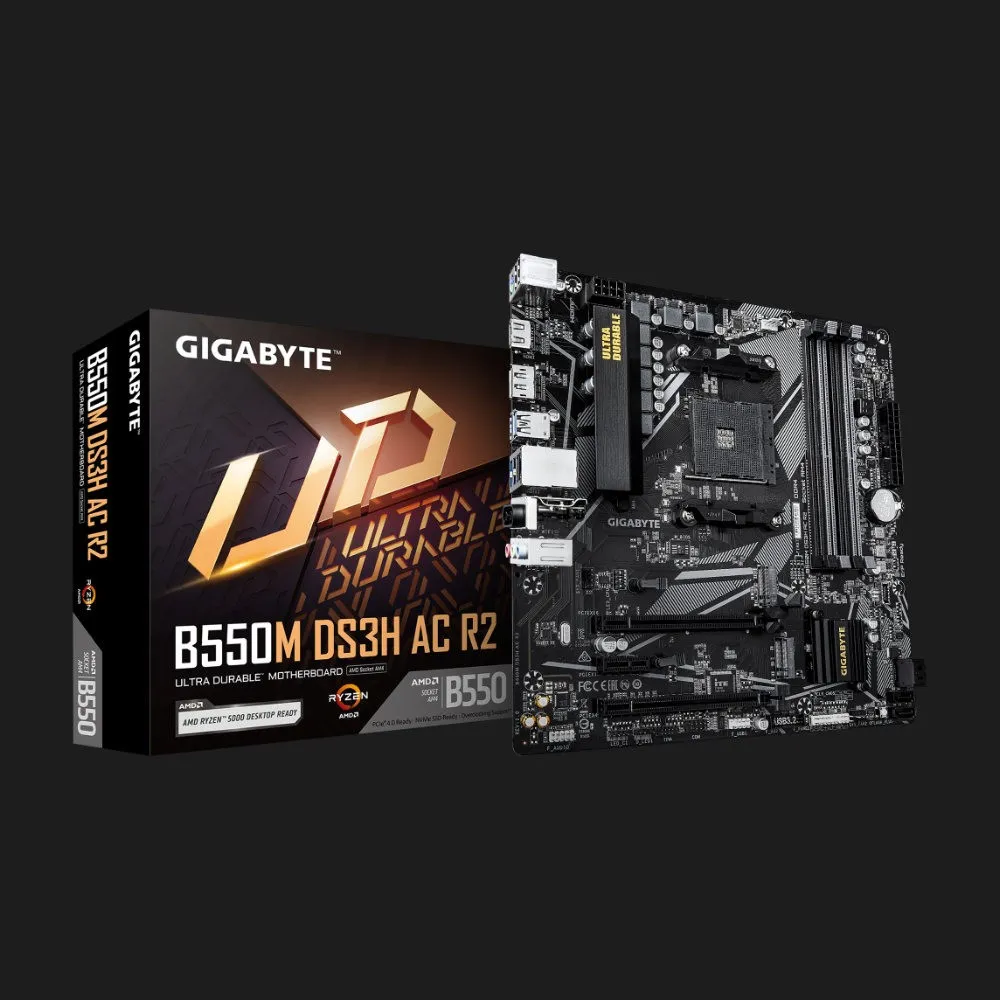 Материнская плата GIGABYTE B550M DS3H AC R2 (B550M DS3H AC R2)