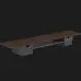 Настольная подставка для монитора OfficePro MR177DW (Dark Wood / Black)