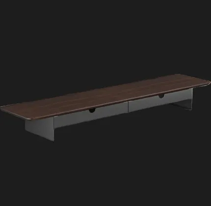 Настільна підставка для монітора OfficePro MR164DW (Dark Wood / Black)
