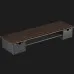 Настольная подставка для монитора OfficePro MR161DW (Dark Wood/Black)