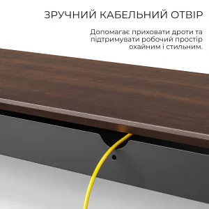 Настільна підставка для монітора OfficePro MR161DW (Dark Wood / Black) у Львові