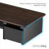 Настольная подставка для монитора OfficePro MR161DW (Dark Wood/Black)