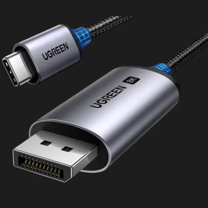 Кабель UGREEN CM556 USB-C to DisplayPort 8K Cable 1m (Black) (25839) в Чернігові