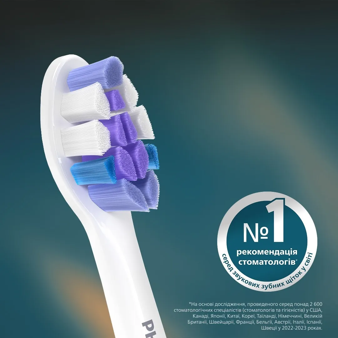 Насадка для зубної щітки Philips Sonicare S2 Sensitive (HX6052/87) (White) — фото 11