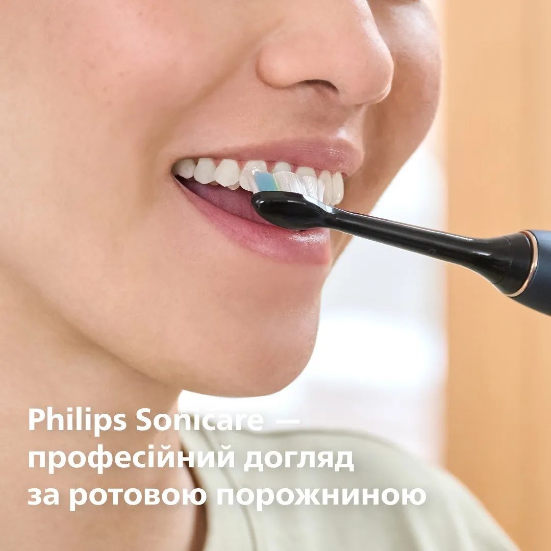 Насадка для зубної щітки Philips W2 Optimal White (HX6064/88) (Black)