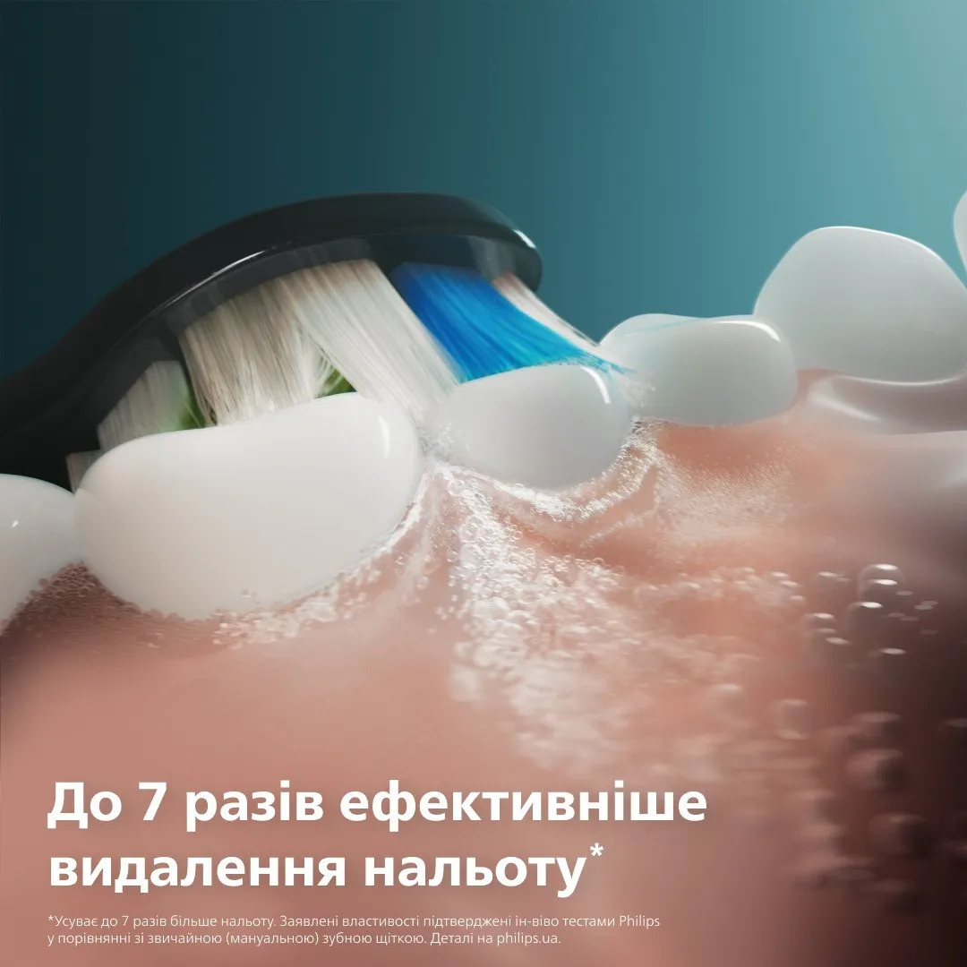 Насадка для зубної щітки Philips W2 Optimal White (HX6064/88) (Black)