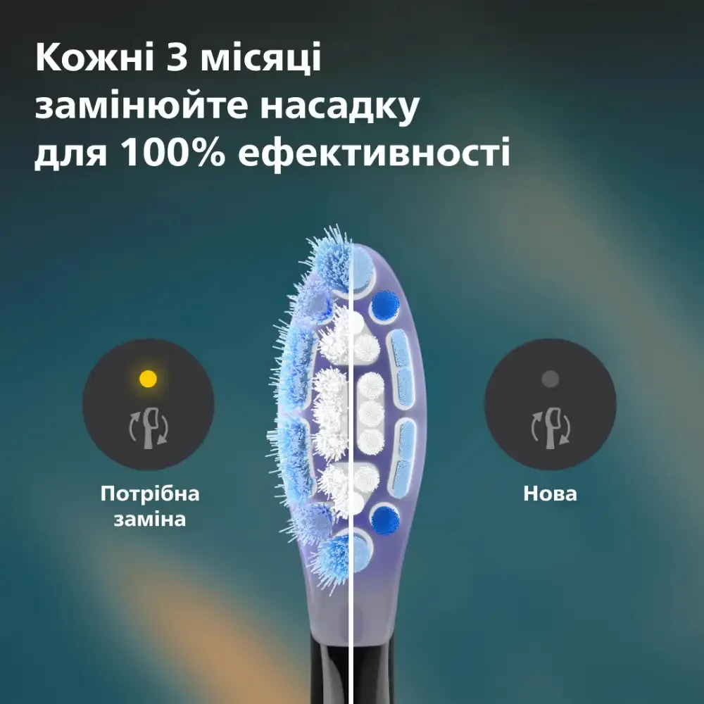 Насадка для зубної щітки Philips Sonicare G3 Premium Gum Care (HX9054/88) (Black)
