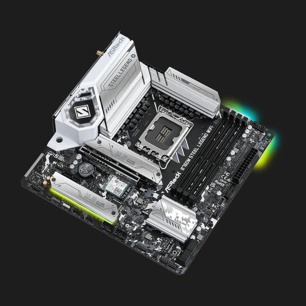 Материнська плата ASRock B760M STEEL LEGEND WIFI (B760M STEEL LEGEND WIFI)