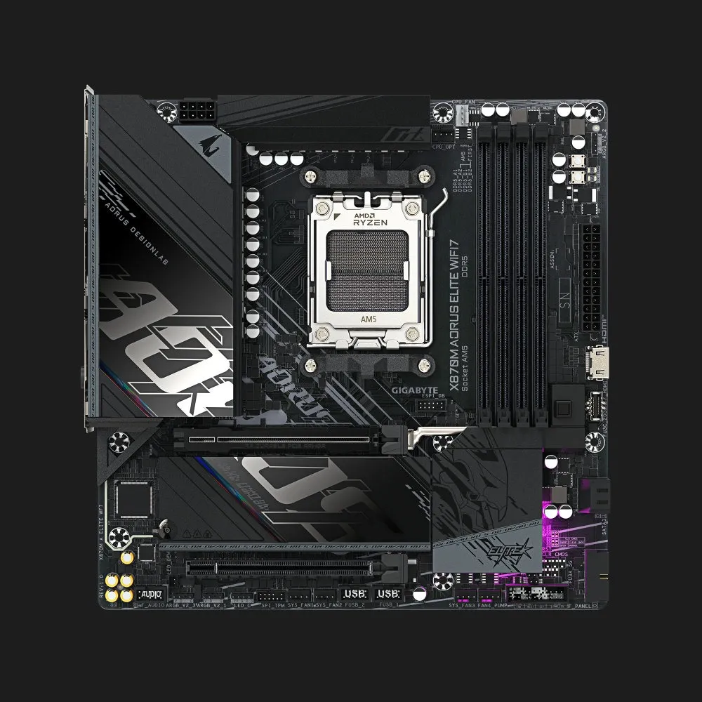Материнська плата GIGABYTE X870M AORUS ELITE WIFI7 (X870M AORUS ELITE WIFI7)