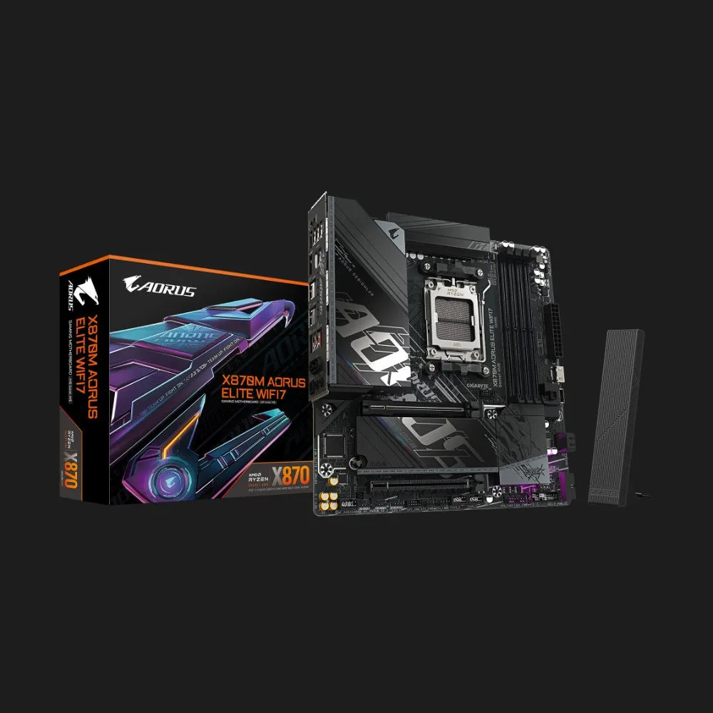 Материнская плата GIGABYTE X870M AORUS ELITE WIFI7 (X870M AORUS ELITE WIFI7)