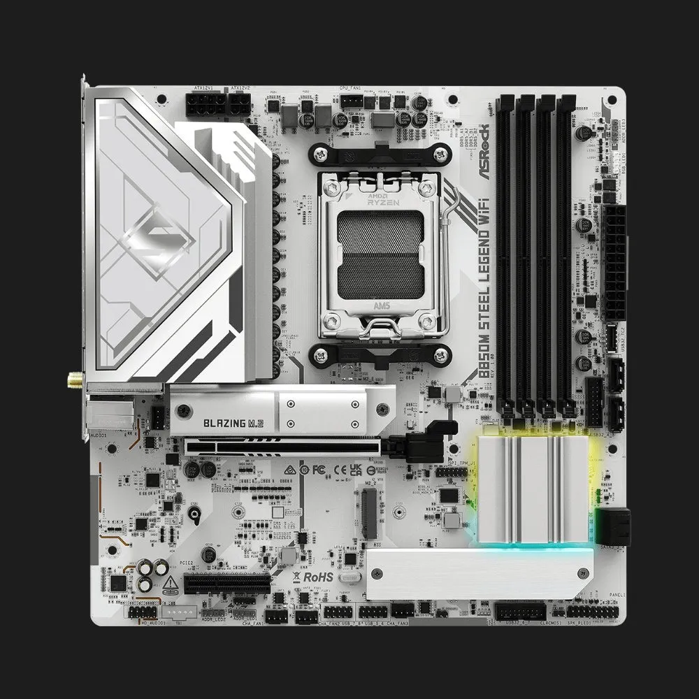 Материнська плата ASRock B850M STEEL LEGEND WIFI (B850M STEEL LEGEND WIFI)