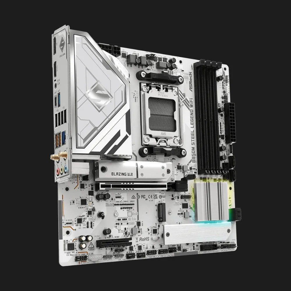 Материнська плата ASRock B850M STEEL LEGEND WIFI (B850M STEEL LEGEND WIFI) — фото 2