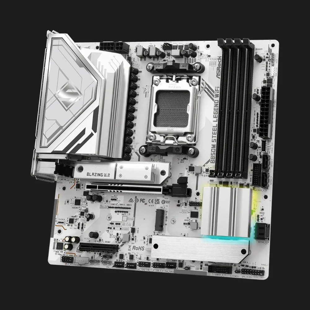 Материнська плата ASRock B850M STEEL LEGEND WIFI (B850M STEEL LEGEND WIFI) — фото 3