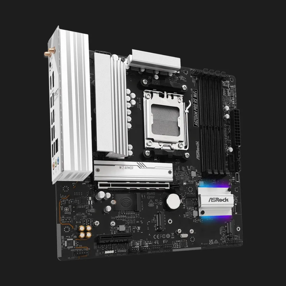 Материнська плата ASRock A620AM PRO RS WIFI (A620AM PRO RS WIFI)
