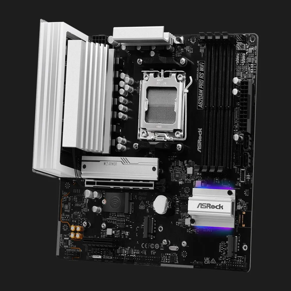 Материнська плата ASRock A620AM PRO RS WIFI (A620AM PRO RS WIFI)