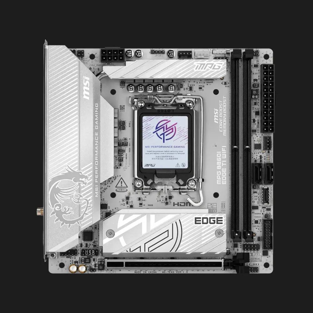 Материнська плата MSI MPG B860I EDGE TI WIFI (MPG B860I EDGE TI WIFI)
