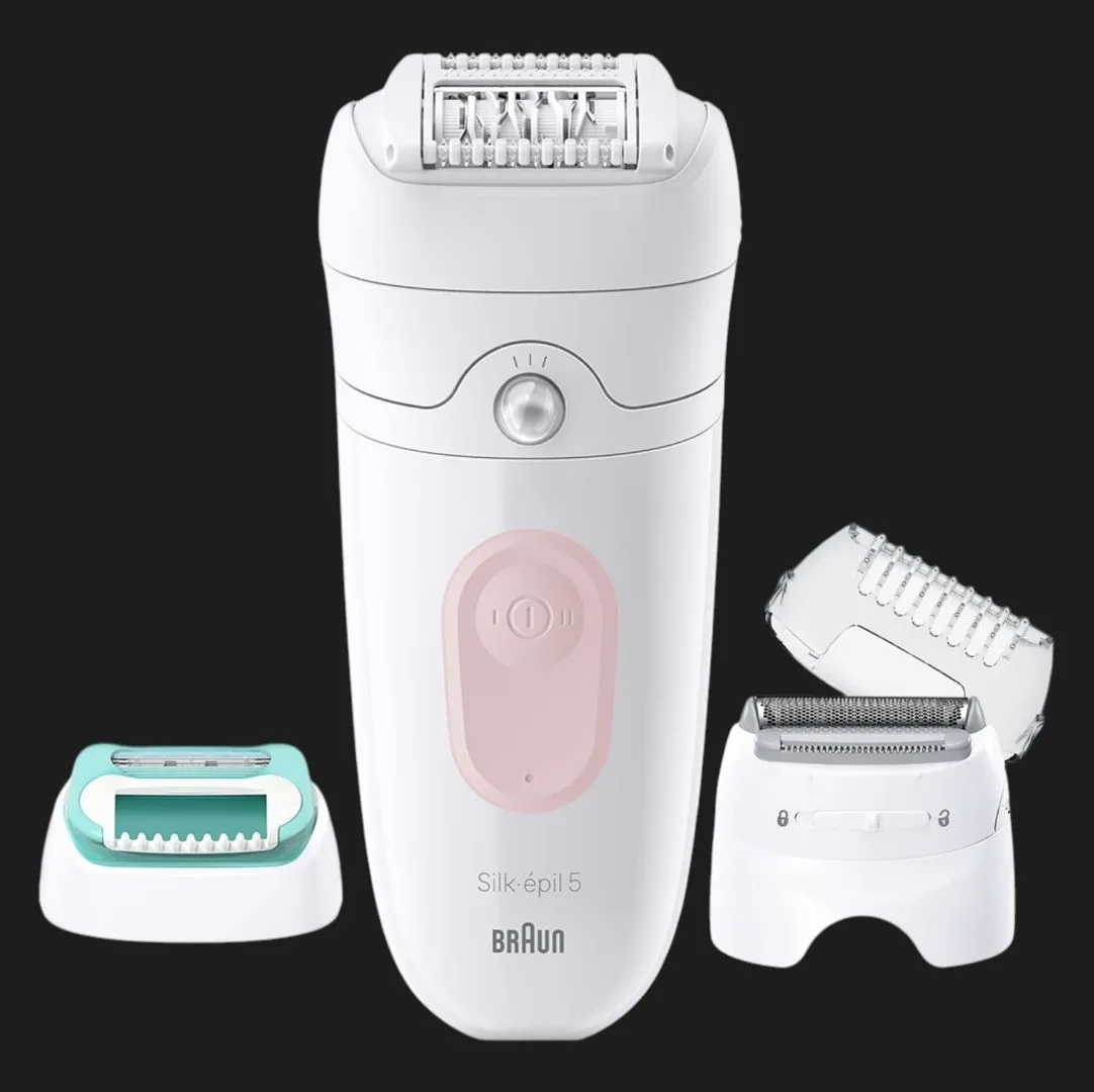 Епілятор Braun Silk-epil 5 Wet&Dry (White/Pink)