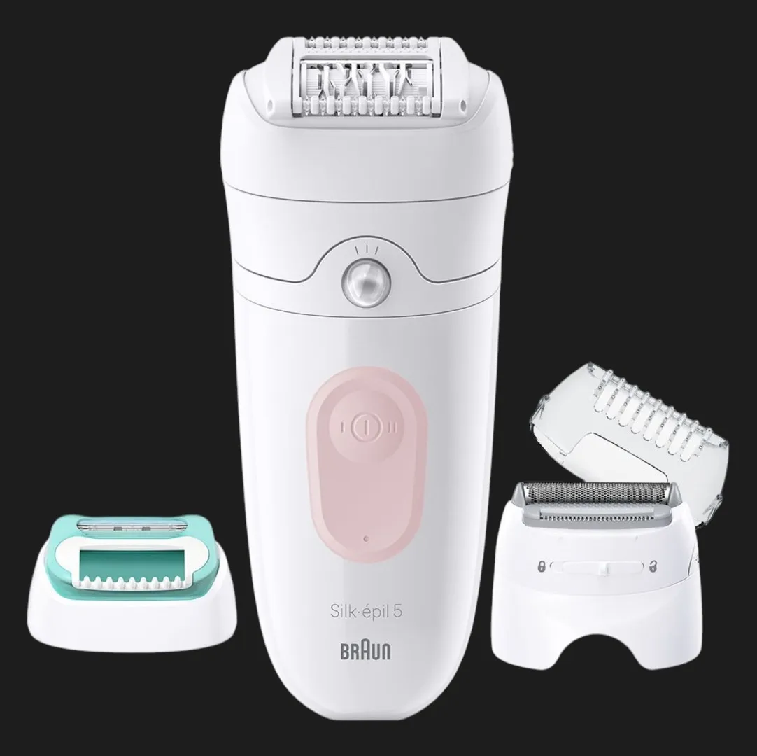Епілятор Braun Silk-epil 5 Wet&Dry (White/Pink)