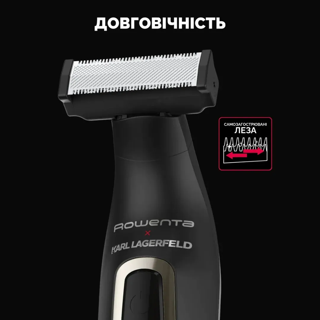 Тример Rowenta & Karl Lagerfeld Forever Sharp 5-в-1 (Black)