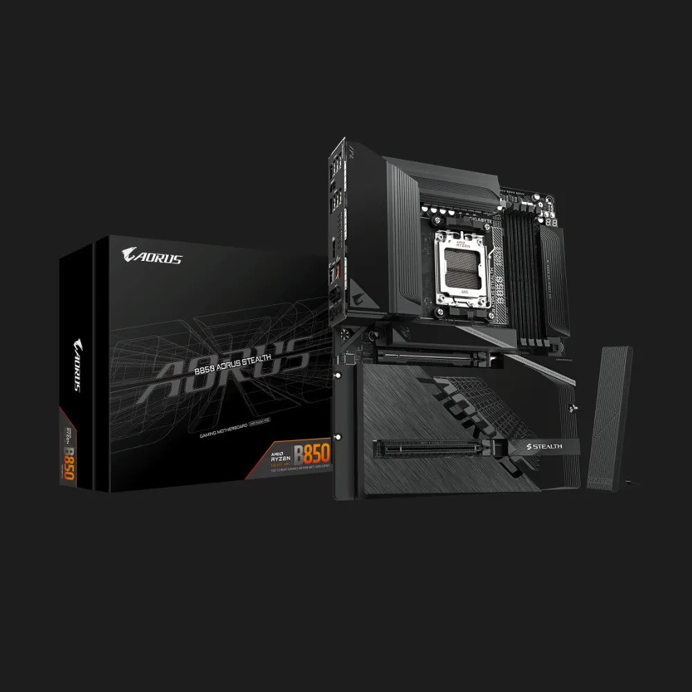 Материнська плата GIGABYTE B850 AORUS STEALTH (B850 AORUS STEALTH)