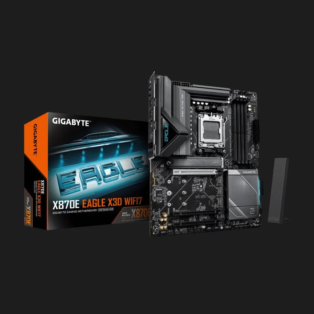 Материнська плата GIGABYTE X870E EAGLE X3D WIFI7 (X870E EAGLE X3D WIFI7)