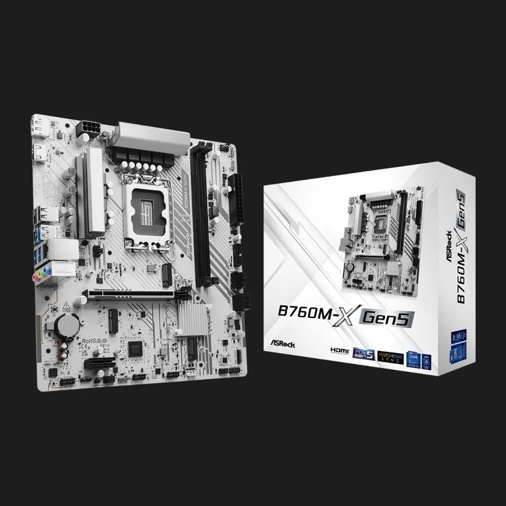Материнська плата ASRock B760M-X GEN5 (B760M-X GEN5)