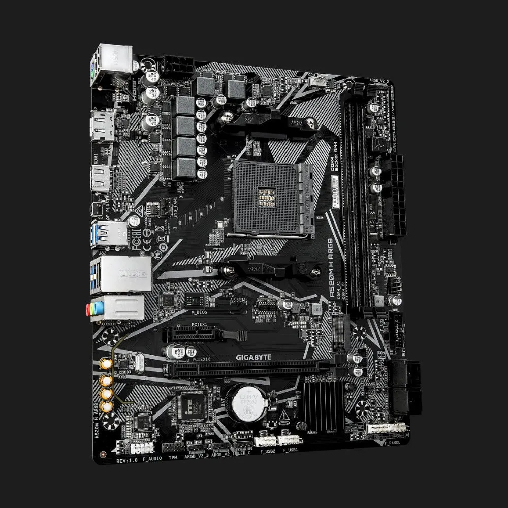 Материнская плата GIGABYTE A520M H ARGB (A520M H ARGB)