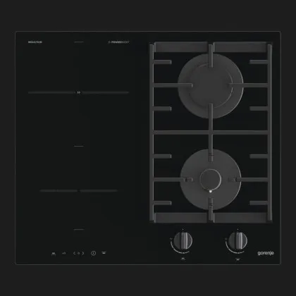 Варильна поверхня Gorenje комбінована (2 газ + 2 інд), 60см (GCI691BSC) (Black)