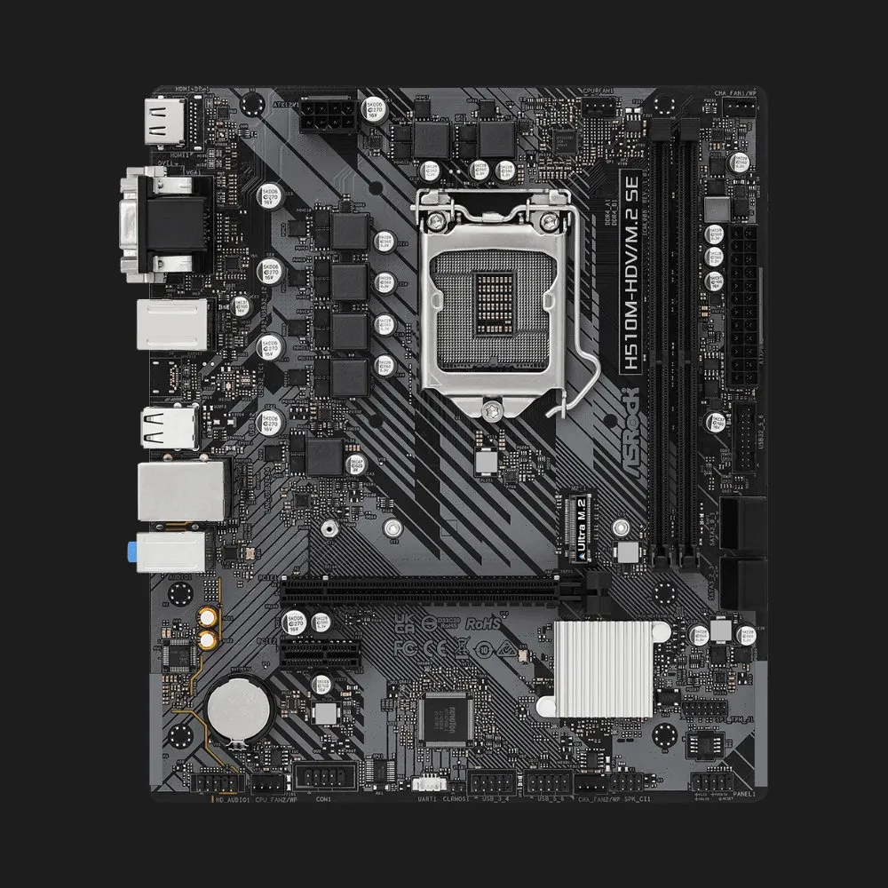 Материнська плата ASRock H510M-HDV/M.2 SE (H510M-HDV/M.2 SE)
