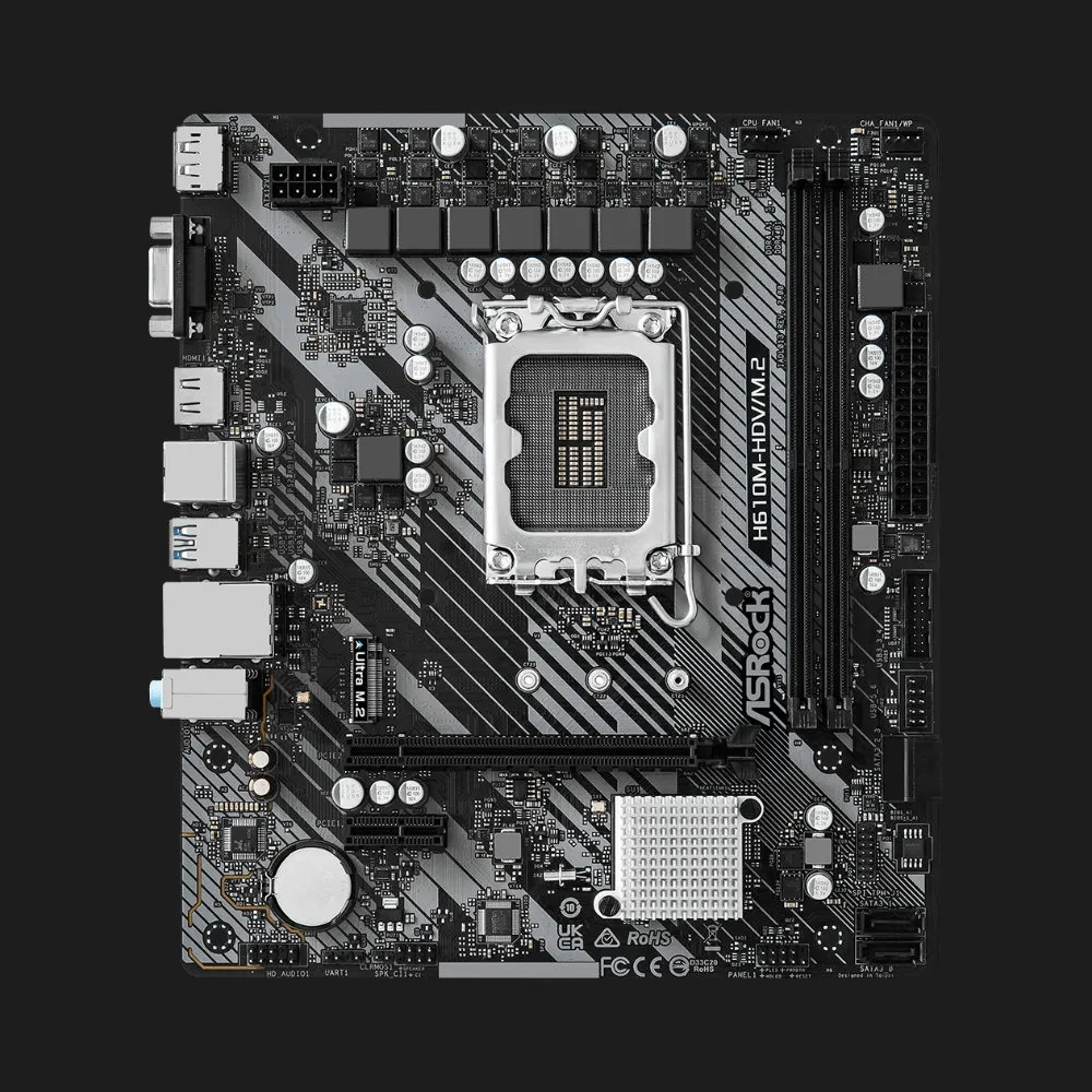 Материнська плата ASRock H610M-HDV/M.2 R2.0 (H610M-HDV/M.2 R2.0)