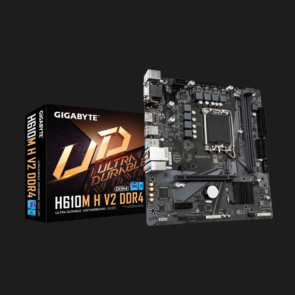 Материнская плата GIGABYTE H610M H V2 DDR4 (H610M H V2 DDR4)