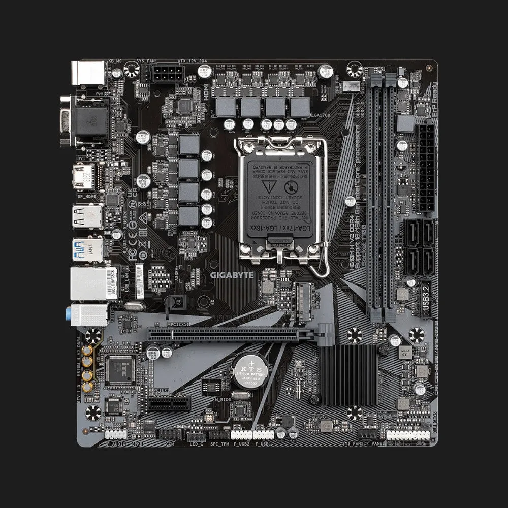 Материнская плата GIGABYTE H610M H V2 DDR4 (H610M H V2 DDR4)