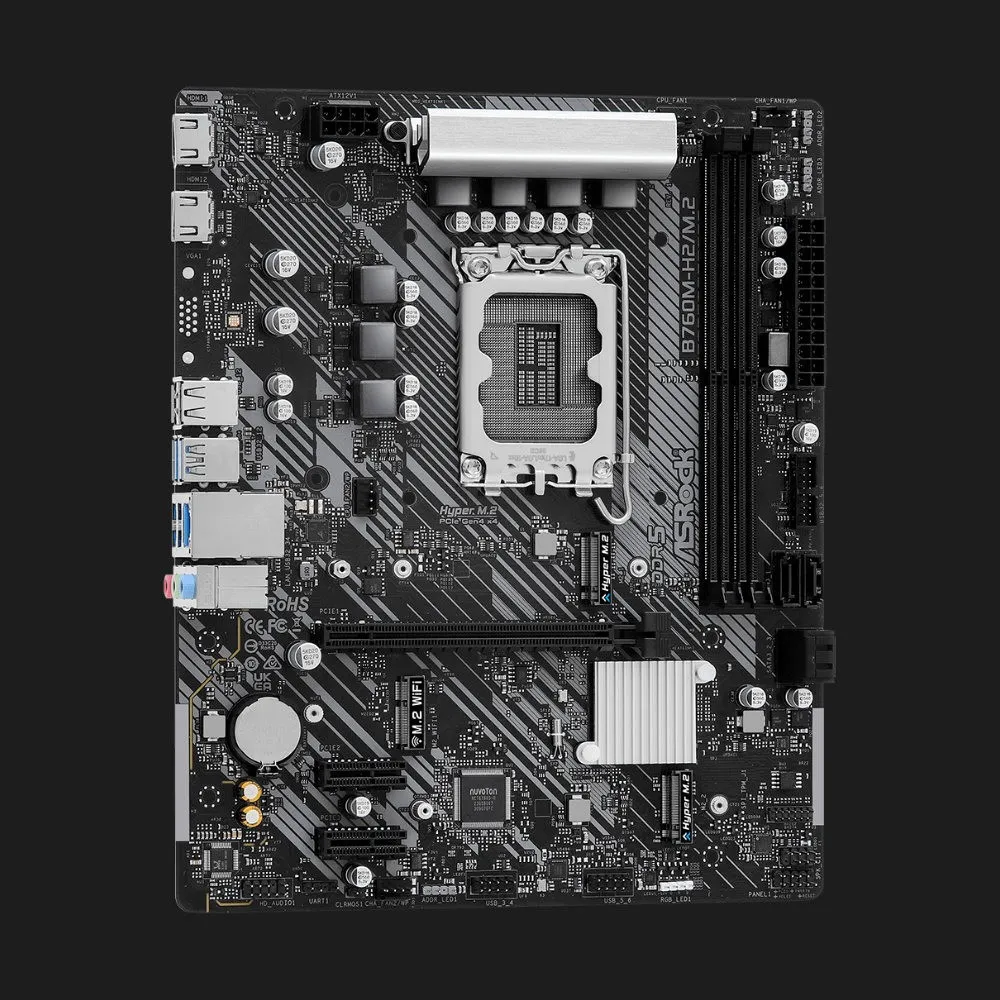 Материнська плата ASRock B760M-H2/M.2 (B760M-H2/M.2) — фото 3
