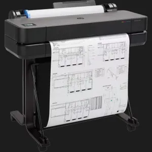 Принтер струйный HP 24" DesignJet T630 (Black) (5HB09D)