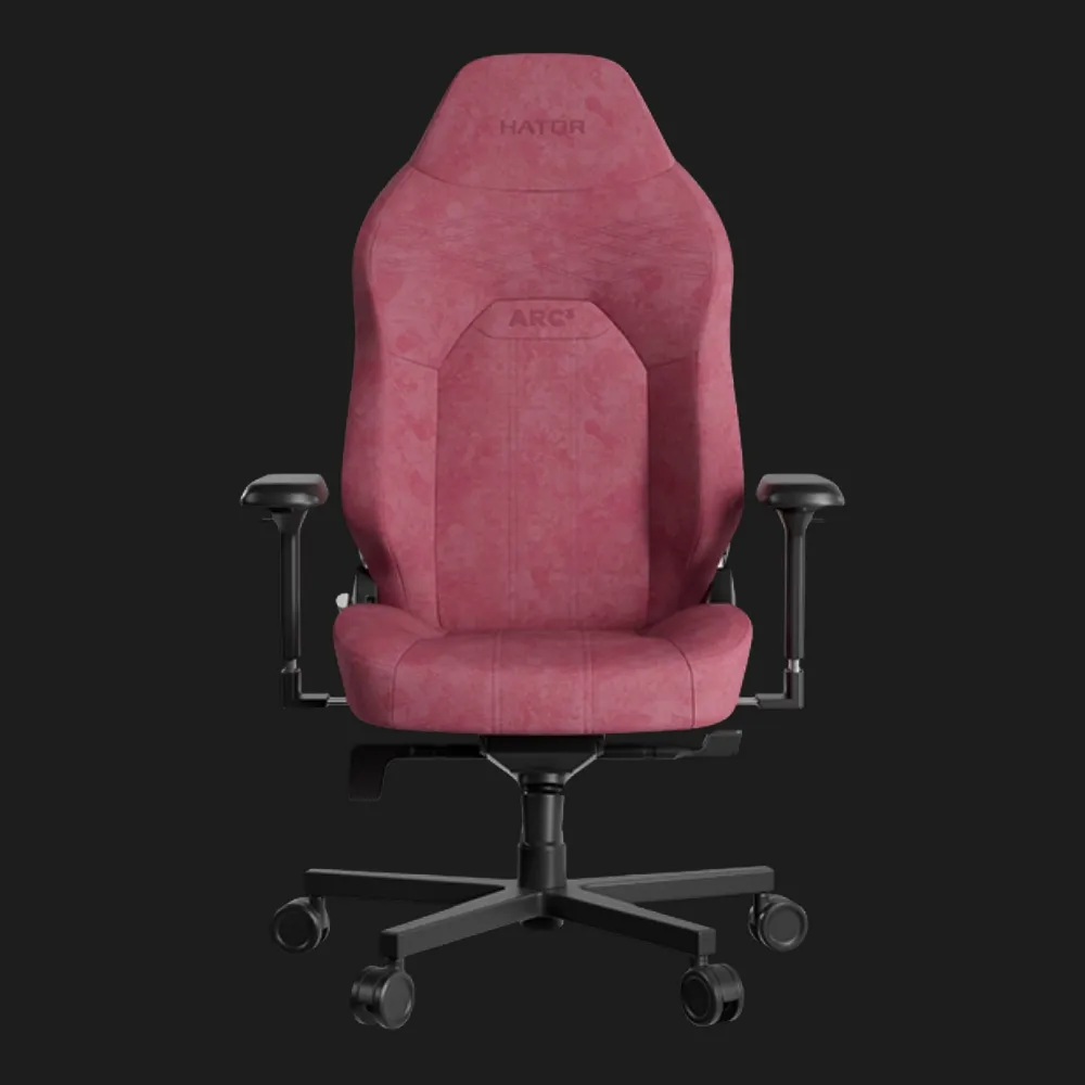 Крісло для геймерів HATOR Arc 3 L Velour (Orchid Pink) (HTC3444L) (UA)