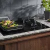 Варильна поверхня Electrolux комбінована (2 газ + 2 інд), 60см, чавун (KDI641723K) (Black)
