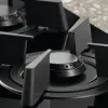 Варильна поверхня Electrolux комбінована (2 газ + 3 інд), 90см, чавун (KDI951723K) (Black)