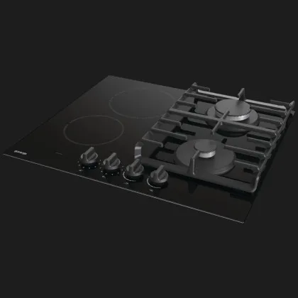 Варильна поверхня Gorenje комбінована (2 газ + 2 склокерам. ), 60см (GCE691BSC) (Black)
