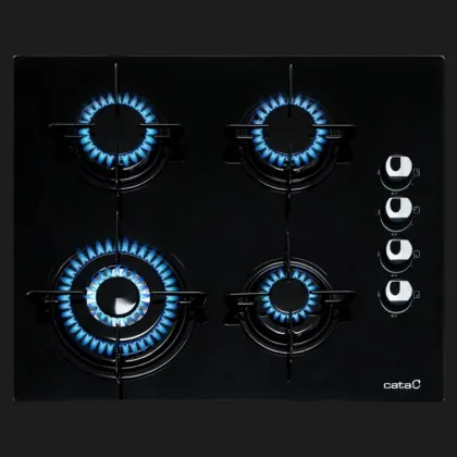 Варильна поверхня Cata газова на склі, 60см, CHI 6031 BK (8041502) (Black)