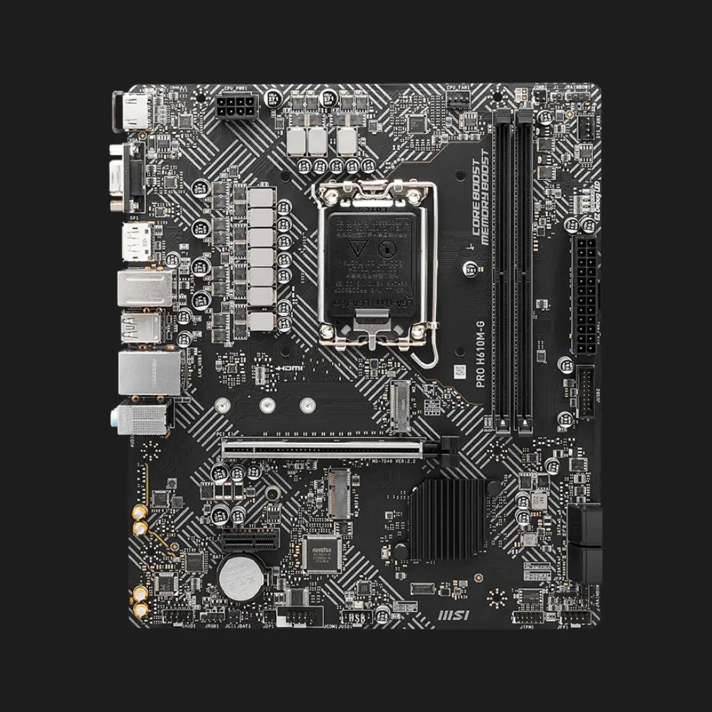Материнская плата MSI PRO H610M-G (PRO H610M-G)