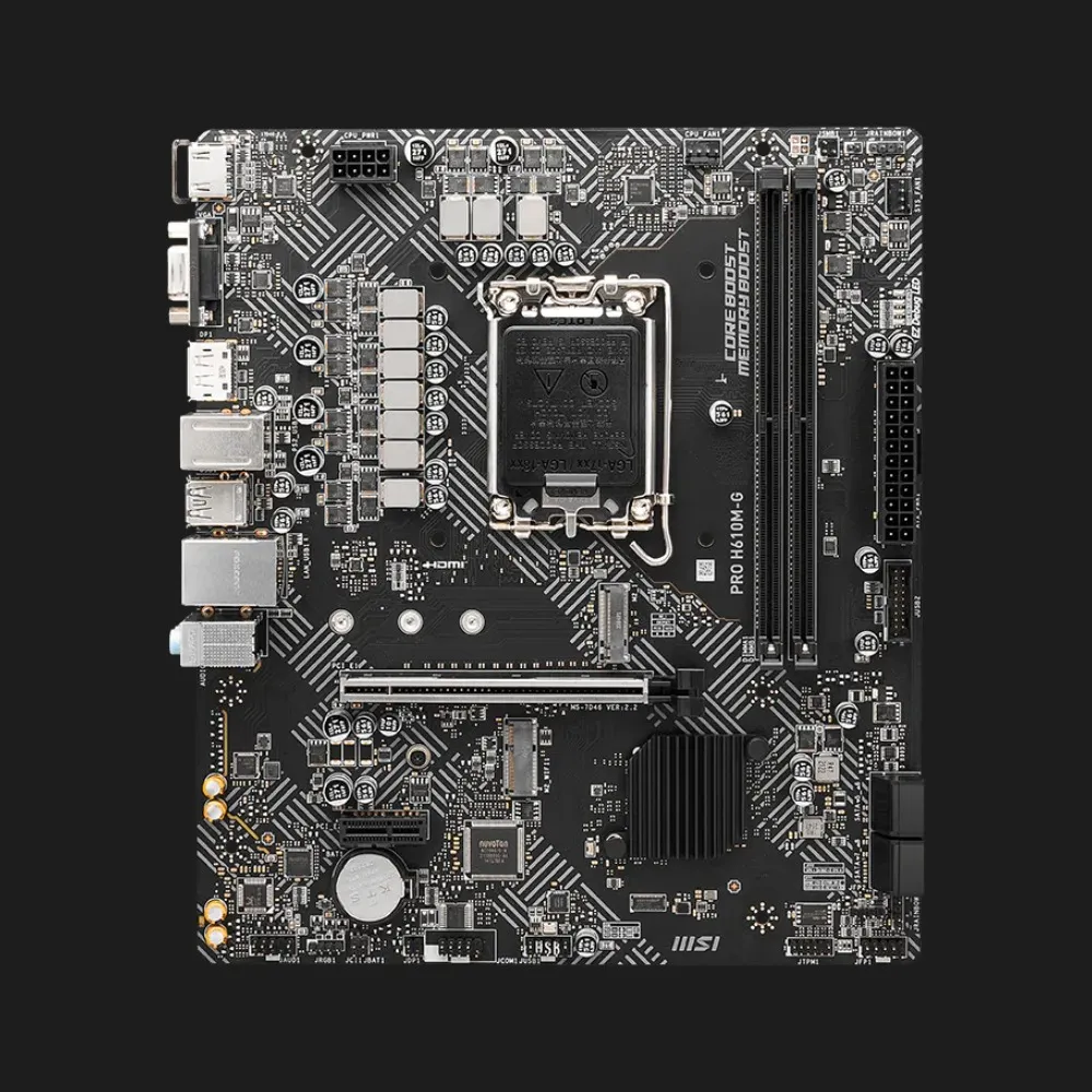 Материнська плата MSI PRO H610M-G (PRO H610M-G)