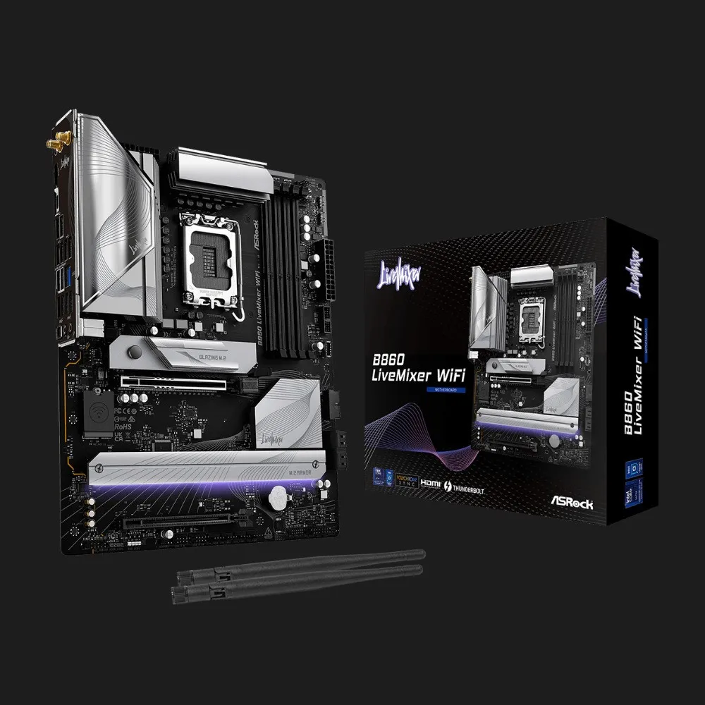 Материнська плата ASRock B860 LiveMixer WiFi (B860 LiveMixer WiFi)